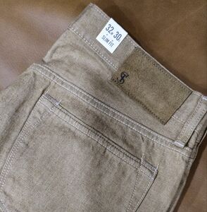 Todd Snyder Tan Slim Jeans